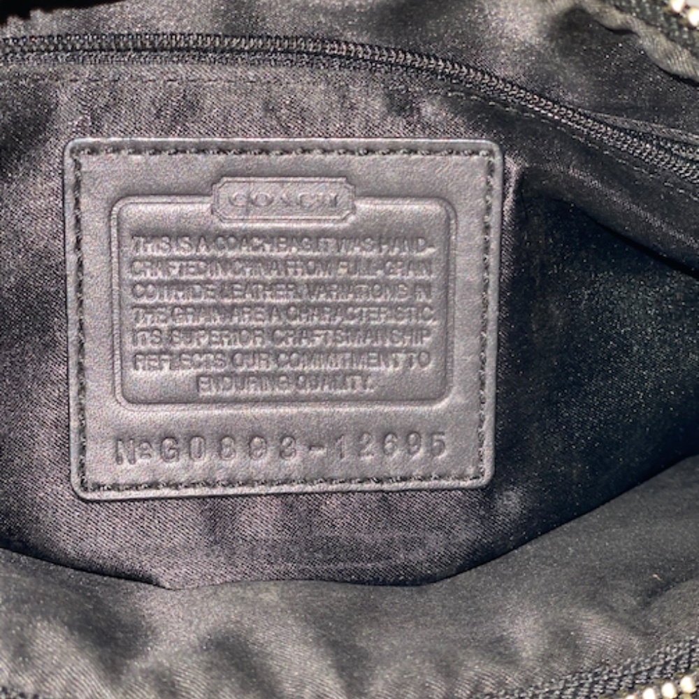 COACH Bonnie Black Leather Soho Satchel G0808-12695 - Picture 3 of 4